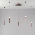 Plafonnier LED 5 suspensions design moderne Candle Promotion