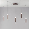 Plafonnier LED 5 suspensions design moderne Candle Promotion