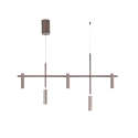 Suspension en métal design moderne 5 lumières LED Candle Vente