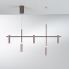 Suspension en métal design moderne 5 lumières LED Candle Promotion