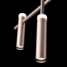 Suspension en métal design moderne 5 lumières LED Candle Réductions