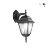 Applique extérieure jardin en aluminium et verre Roma Downlight Promotion