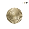 Applique LED ronde en métal plissé style vintage Anadara Promotion