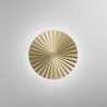 Applique LED ronde en métal plissé style vintage Anadara Offre