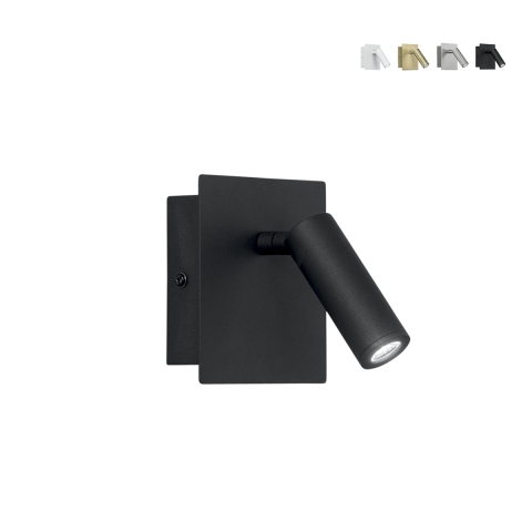 Applique murale en métal avec spot LED orientable Dickens Promotion