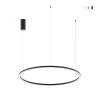 Suspension ronde LED en aluminium 120 cm Hoop Promotion