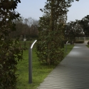 Poteau extérieur de jardin h90 en aluminium IP65 avec éclairage LED Sail Vente