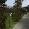 Poteau extérieur de jardin h90 en aluminium IP65 avec éclairage LED Sail Vente