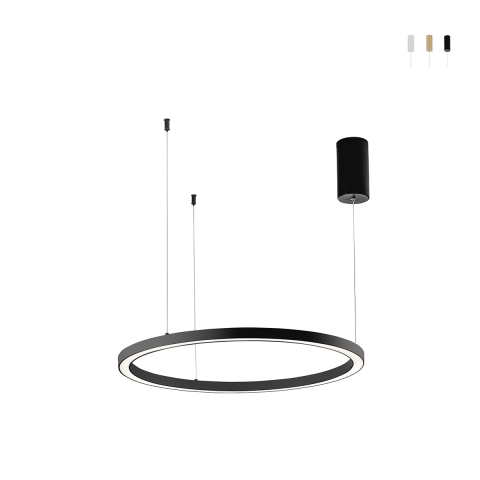 Suspension LED design rond minimaliste 80cm Hoop Promotion