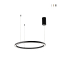 Suspension LED design rond minimaliste 80cm Hoop Promotion
