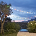 Guirlande électrique avec lumières LED panneau solaire pour extérieur PicNic Vente