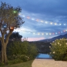 Guirlande électrique avec lumières LED panneau solaire pour extérieur PicNic Vente