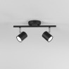 Spot plafond mur métal 2 spots orientables Zero Vente