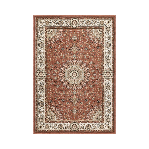 Tapis persan rose pour salon Babil Promotion