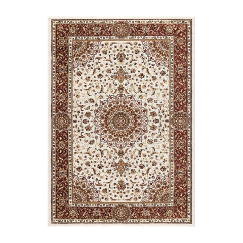 Tapis persan salon couleur crème Babil Promotion