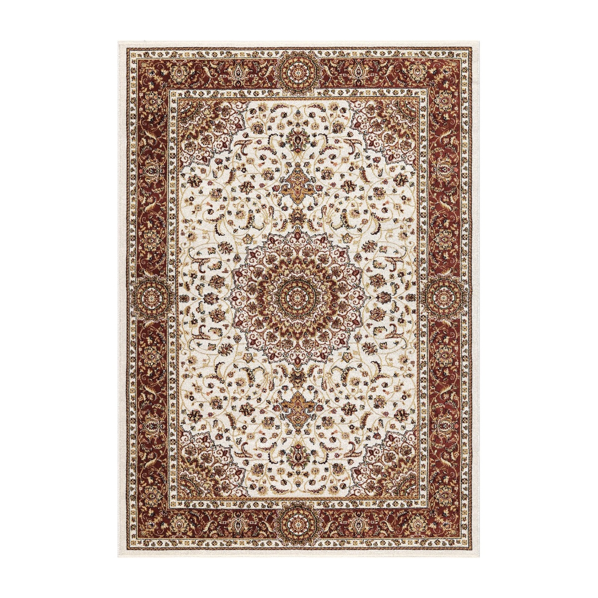 Tapis persan salon couleur crème Babil Promotion Tapis persan salon couleur crème Babil Promotion