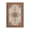 Tapis persan salon couleur crème Babil Promotion