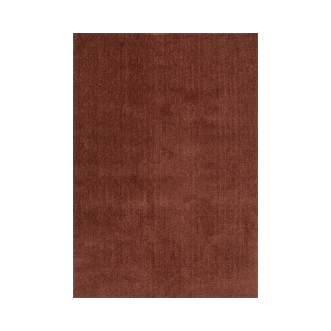 Tapis moderne couleur terracotta Feel Promotion