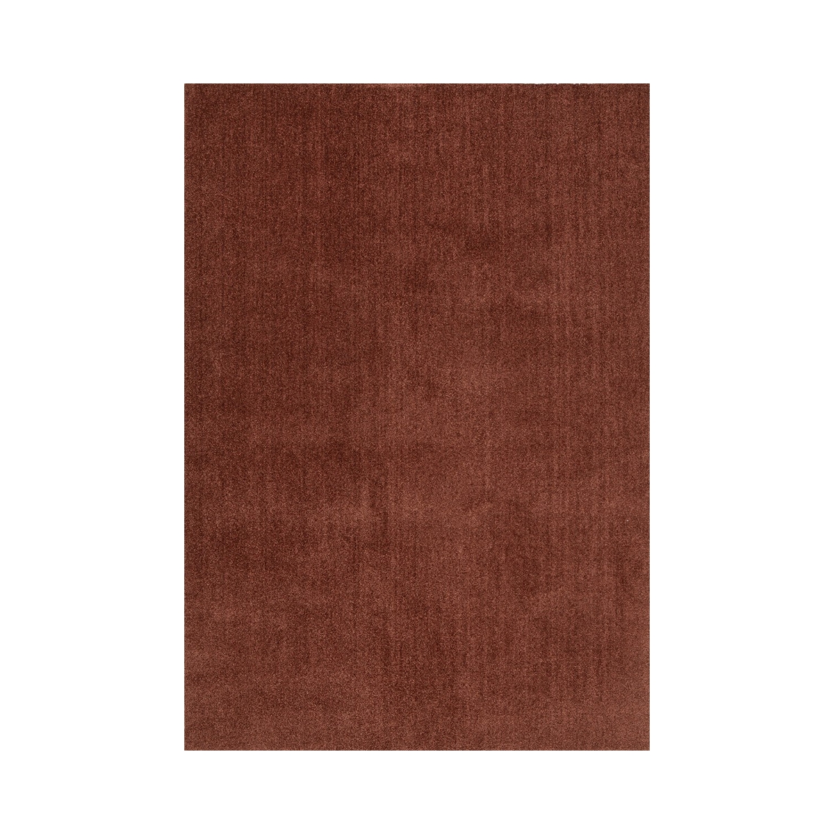 Tapis moderne couleur terracotta Feel Promotion