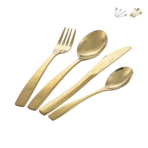 Ensemble de 24 couverts en acier inoxydable Madison Villa d'Este Home Tivoli Promotion