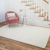 Tapis de salon design couleur crème Feel Vente