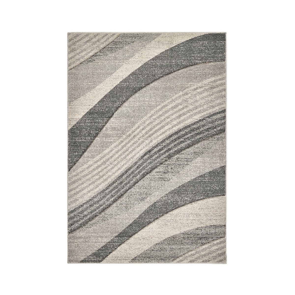 Tapis doux salon gris Funny Promotion