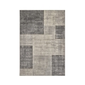 Tapis à poils courts gris moderne Funny Promotion