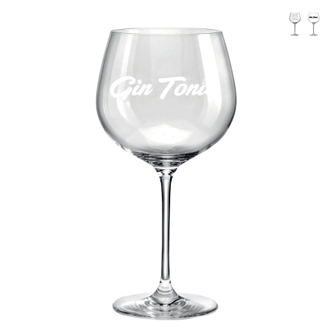 Ensemble de 2 verres à cocktail cuisine pub bar 780 ml Fatti un Ape Gin Tonic Promotion