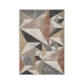 Tapis moderne gris et beige pour salon Funny Promotion