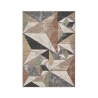 Tapis moderne gris et beige pour salon Funny Promotion