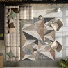 Tapis moderne gris et beige pour salon Funny Vente