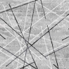 Tapis gris moderne pour salon Nevada Vente
