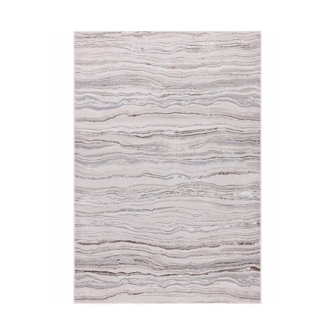 Tapis de salon moderne design beige Nevada Promotion
