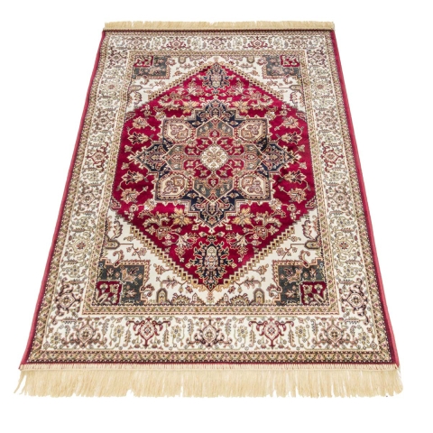 Tapis persan rouge pour salon Rubine Promotion