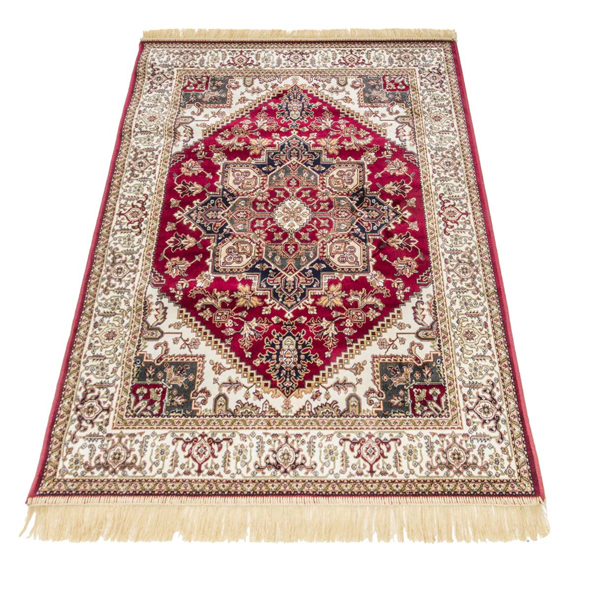 Tapis persan rouge pour salon Rubine Promotion Tapis persan rouge pour salon Rubine Promotion