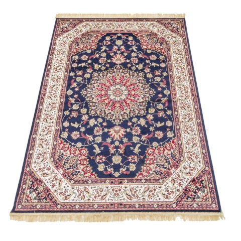 Tapis de salon persan bleu Rubine Promotion