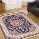Tapis de salon persan bleu Rubine Vente
