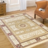 Tapis persan couleur or pour salon Rubine Vente