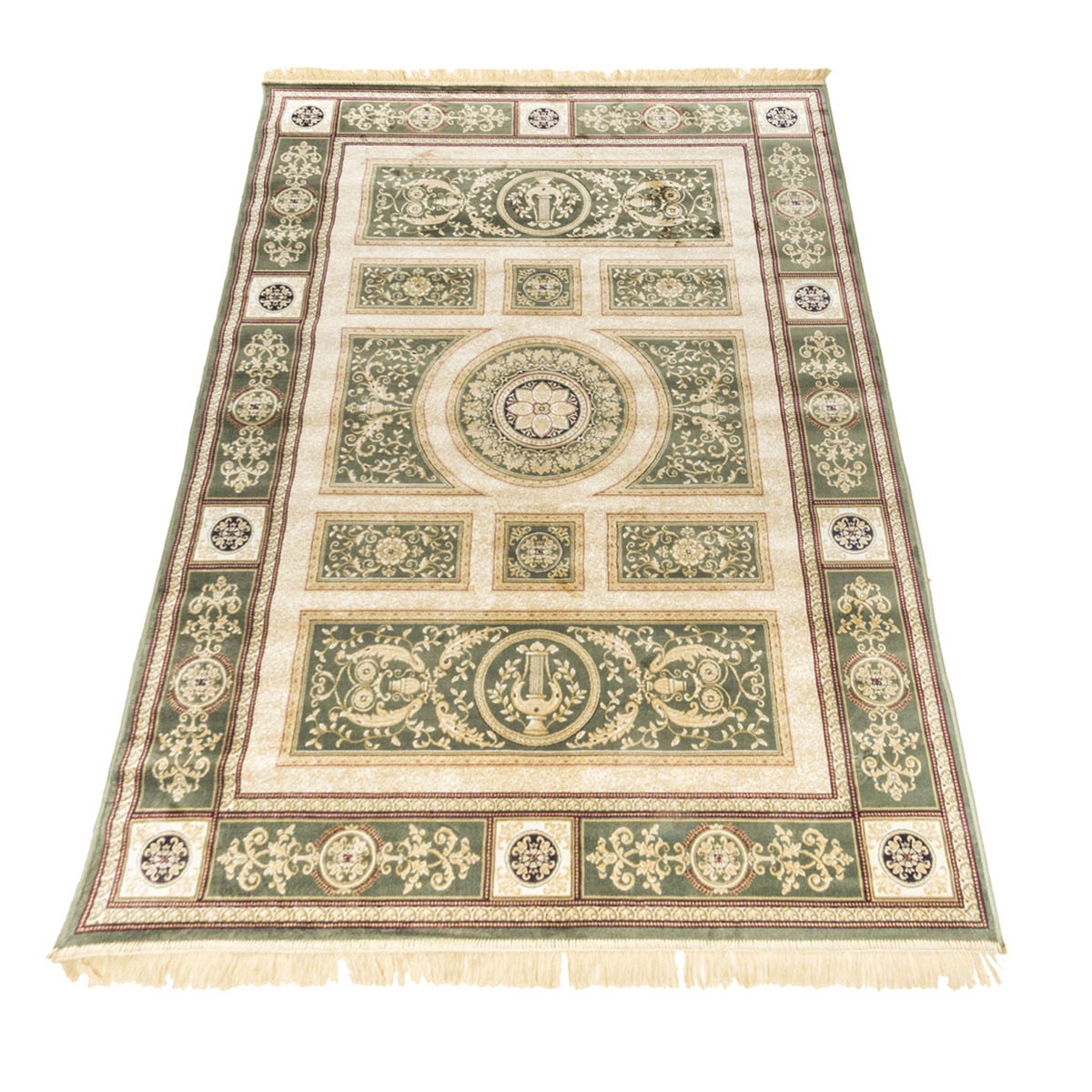 Tapis de salon style persan vert Rubine Promotion