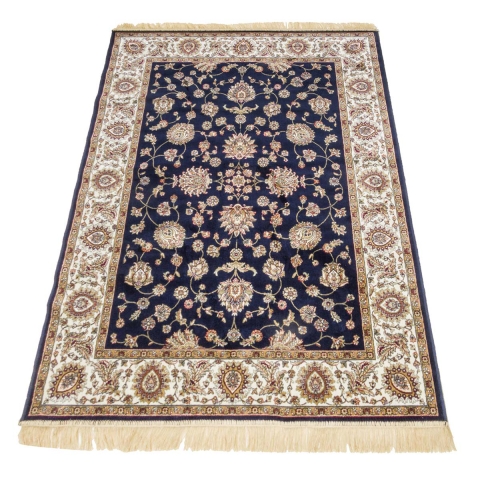 Tapis de salon style persan bleu Rubine Promotion