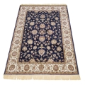 Tapis de salon style persan bleu Rubine Promotion