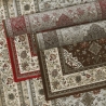 Tapis oriental persan pour salon couleur taupe Tabriz Vente