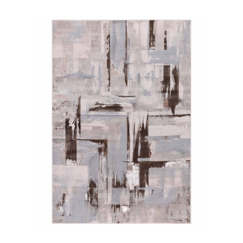Tapis marron pour chambre et salon Nevada Promotion