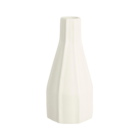 Vase en porcelaine pour fleurs et plantes design moderne blanc Atena Promotion