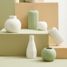 Vase en porcelaine pour fleurs et plantes design moderne blanc Atena Vente