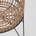 Lot de 2 supports pour plantes en rotin style bohème chic Yulian Vente