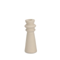 Porte-bougie design moderne porcelaine sablée 5x16 Freyr Remises