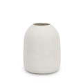 Pot de fleurs cylindrique en céramique blanche Ø15,8x19,5 cm Papyrus Promotion