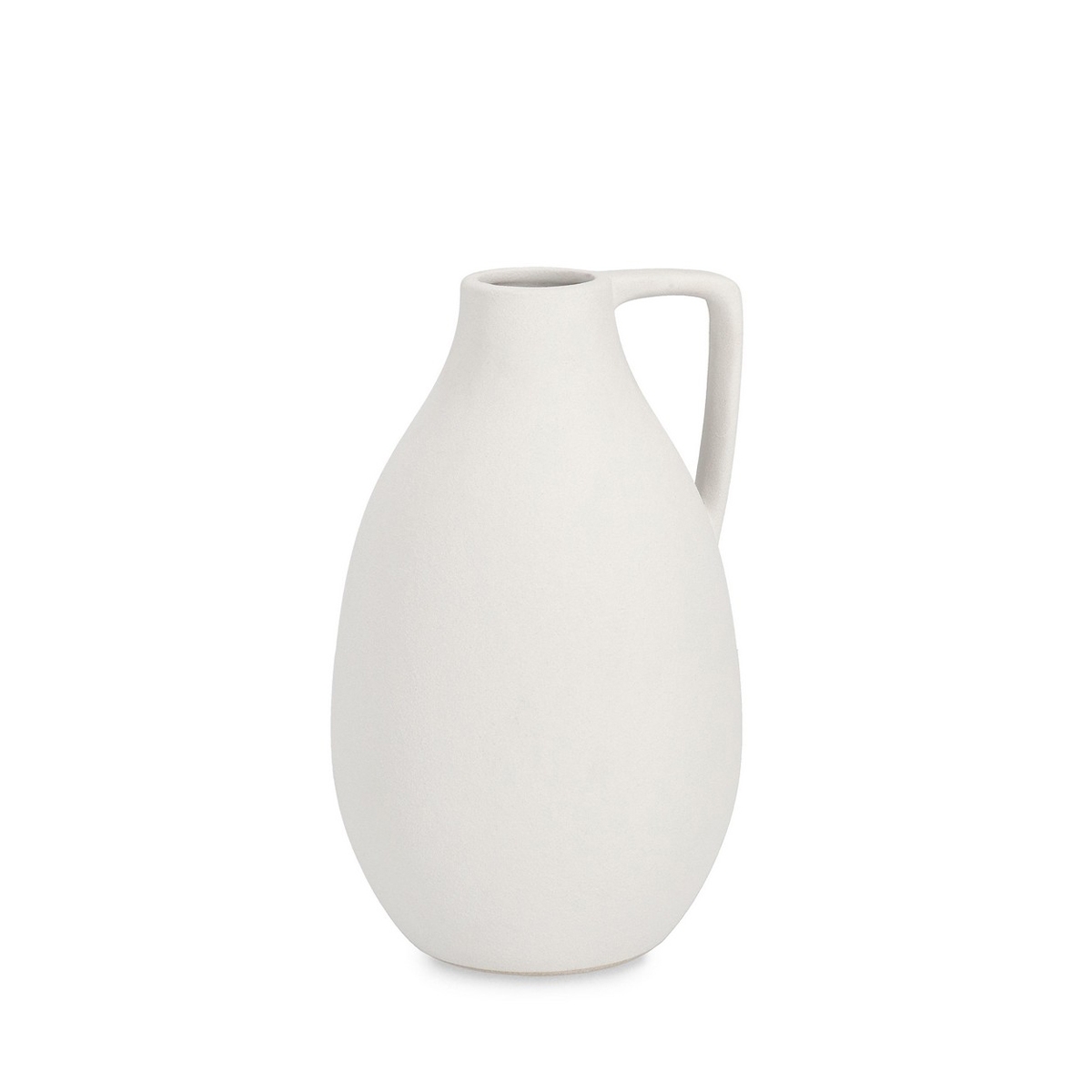 Vase moderne en porcelaine blanche sablée Ø14x24cm Freyr Promotion Vase moderne en porcelaine blanche sablée Ø14x24cm Freyr Promotion