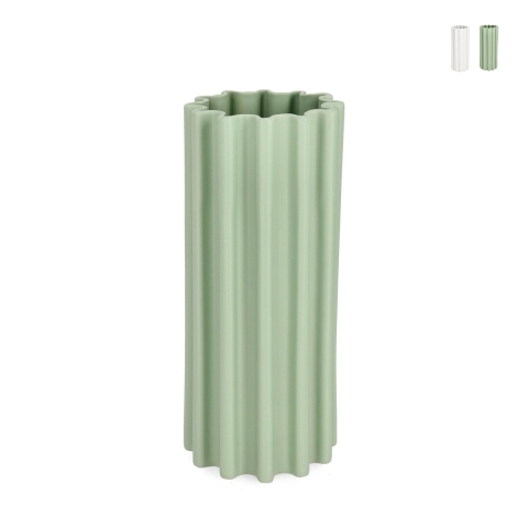 Grand vase en grès pour plantes et fleurs, usage intérieur et extérieur, modèle Holaf Promotion